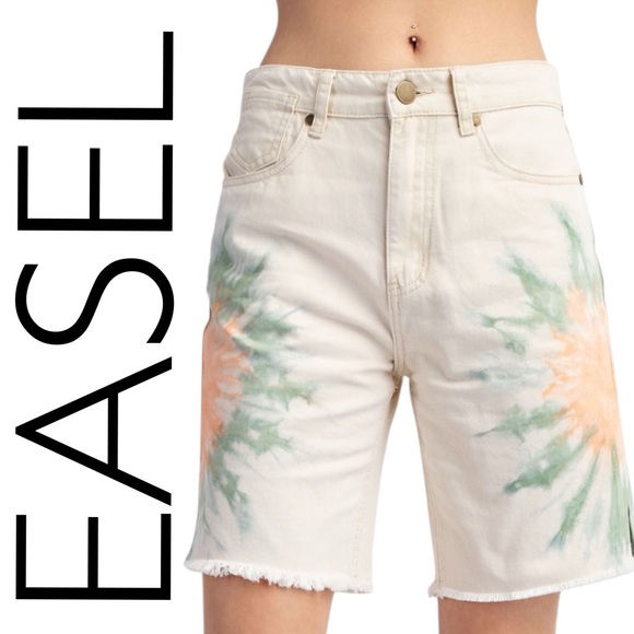 easel Pants - 582:  EASEL NWT SHORTS KHAKI (GG3)